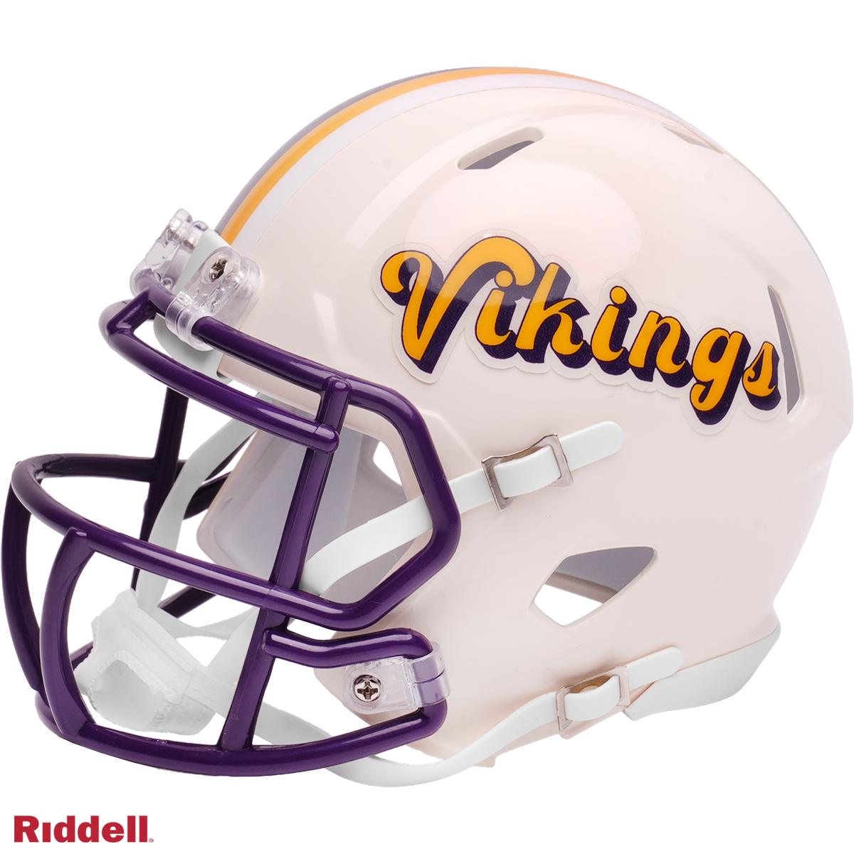 Vikings 2026 Retro Mini Speed Helmet