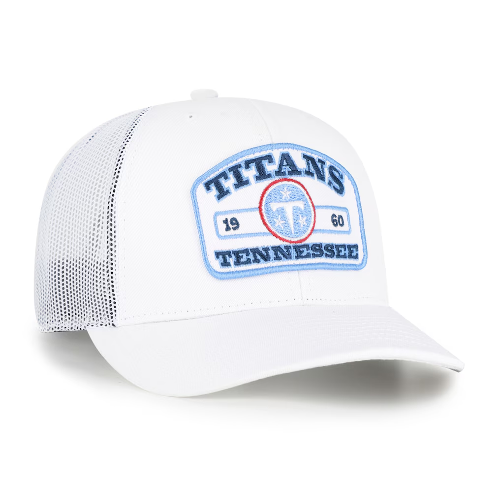 Titans 2026 '47 Brand Men's Roadway Strap Trucker Hat Pro Football Hall of Fame
