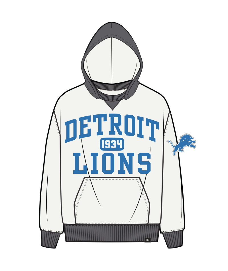 Lions 2025 '47 Brand Men's Skipper Original Hoodie