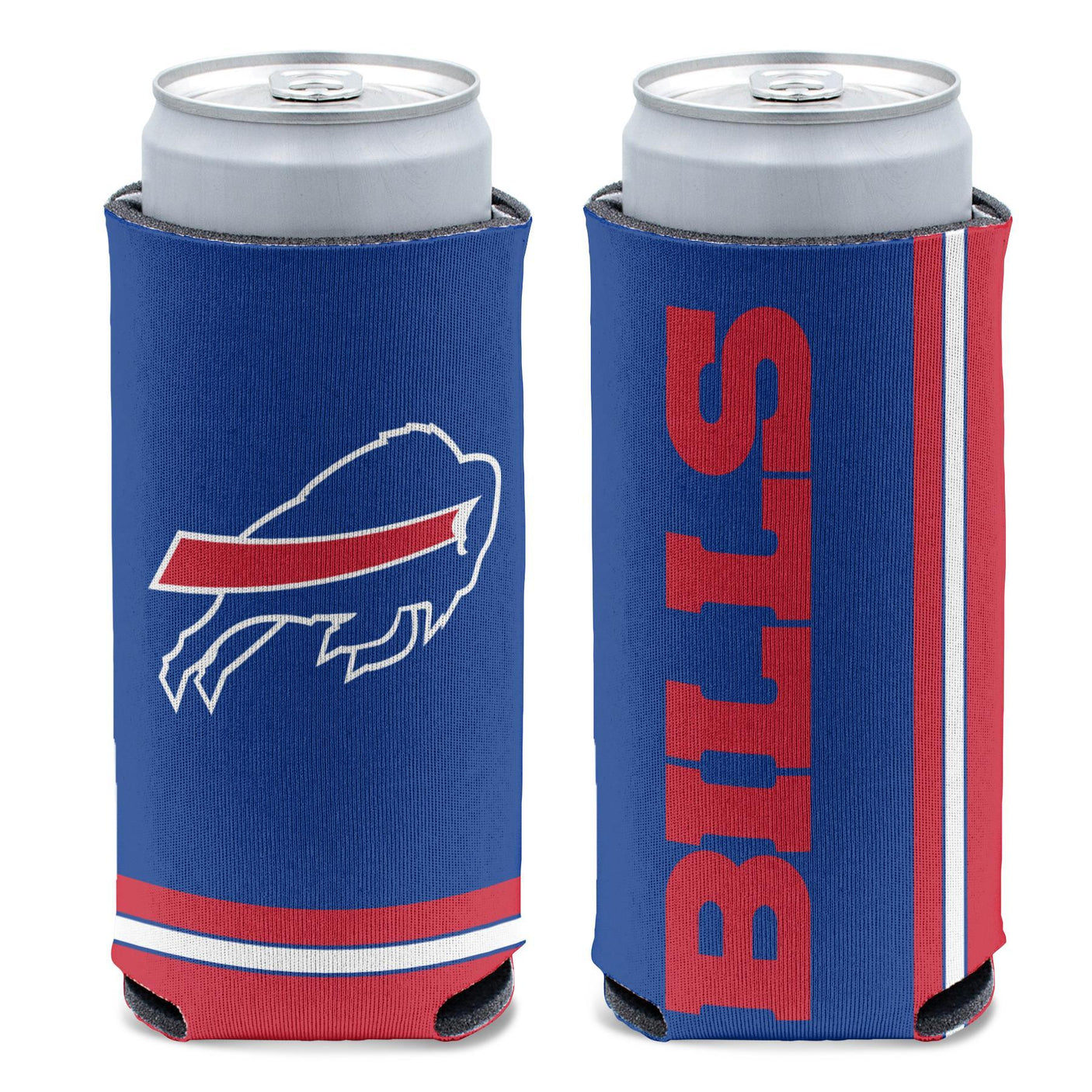 Bills 12oz Logo Slim Can Cooler