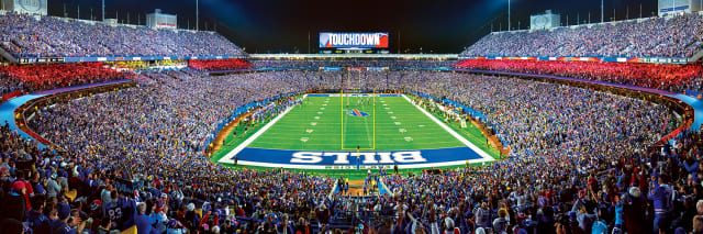 Bills 1000pc Panoramic Puzzle- Endzone