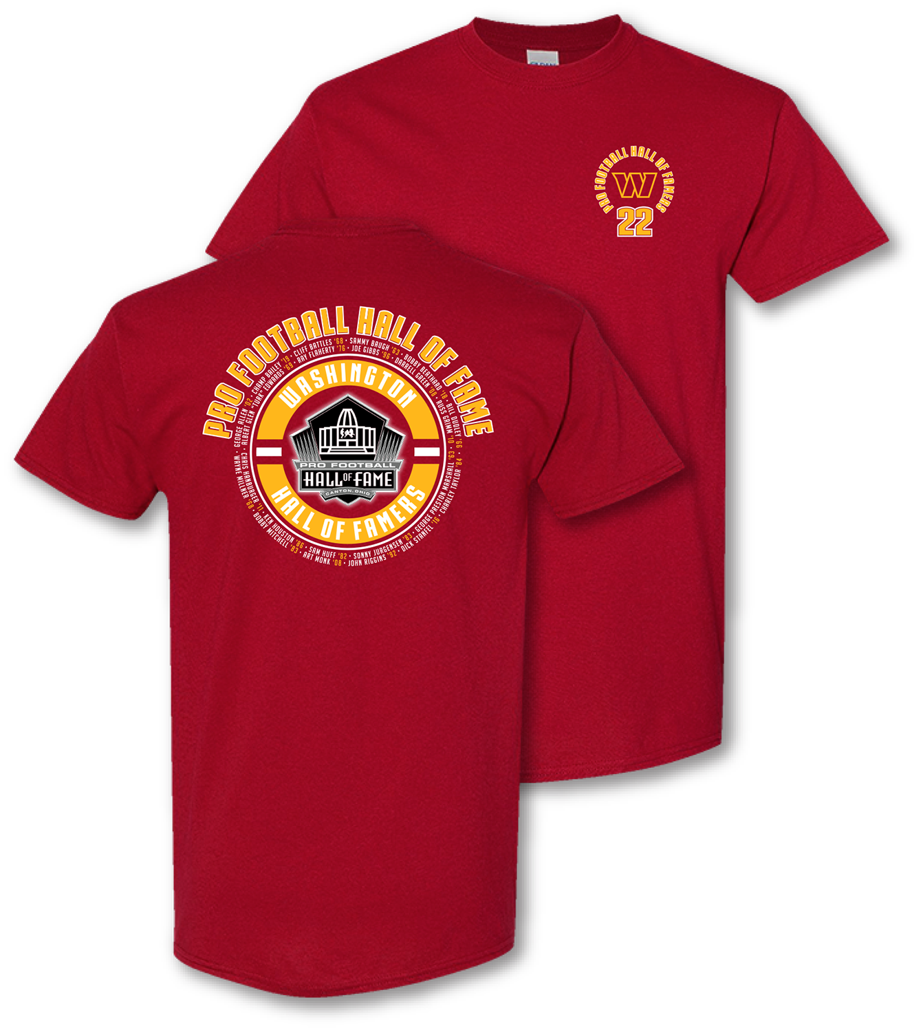 Commanders Hall of Famers T-Shirt