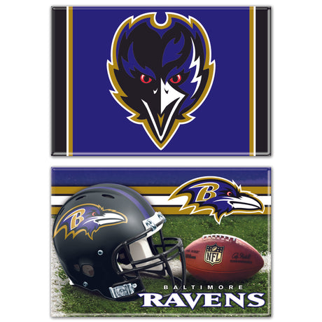 Ravens 2-Pack Rectangle Magnets