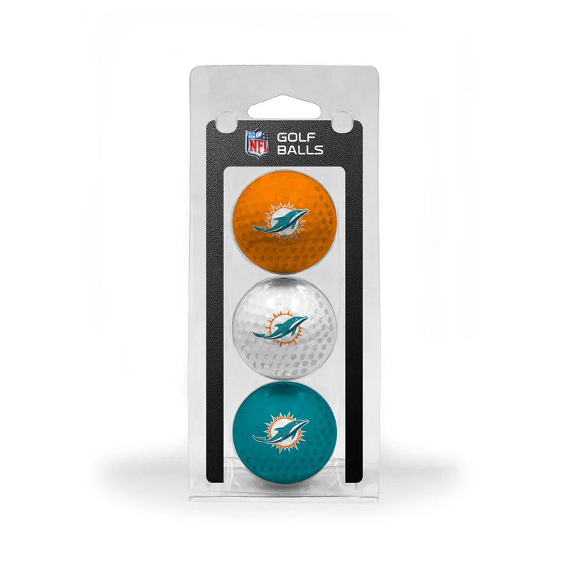 Dolphins Golf Balls 3-Pack