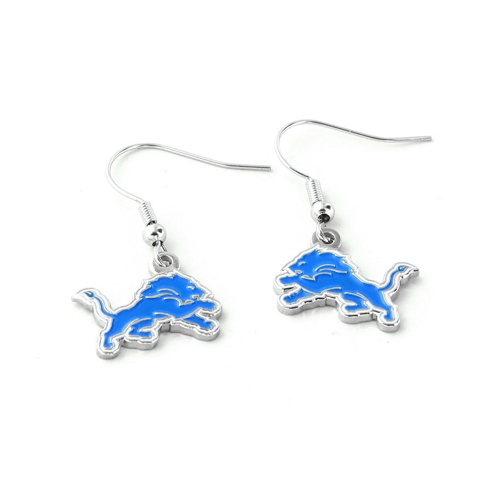 Lions Logo Dangler Earrings Pro Football Hall of Fame