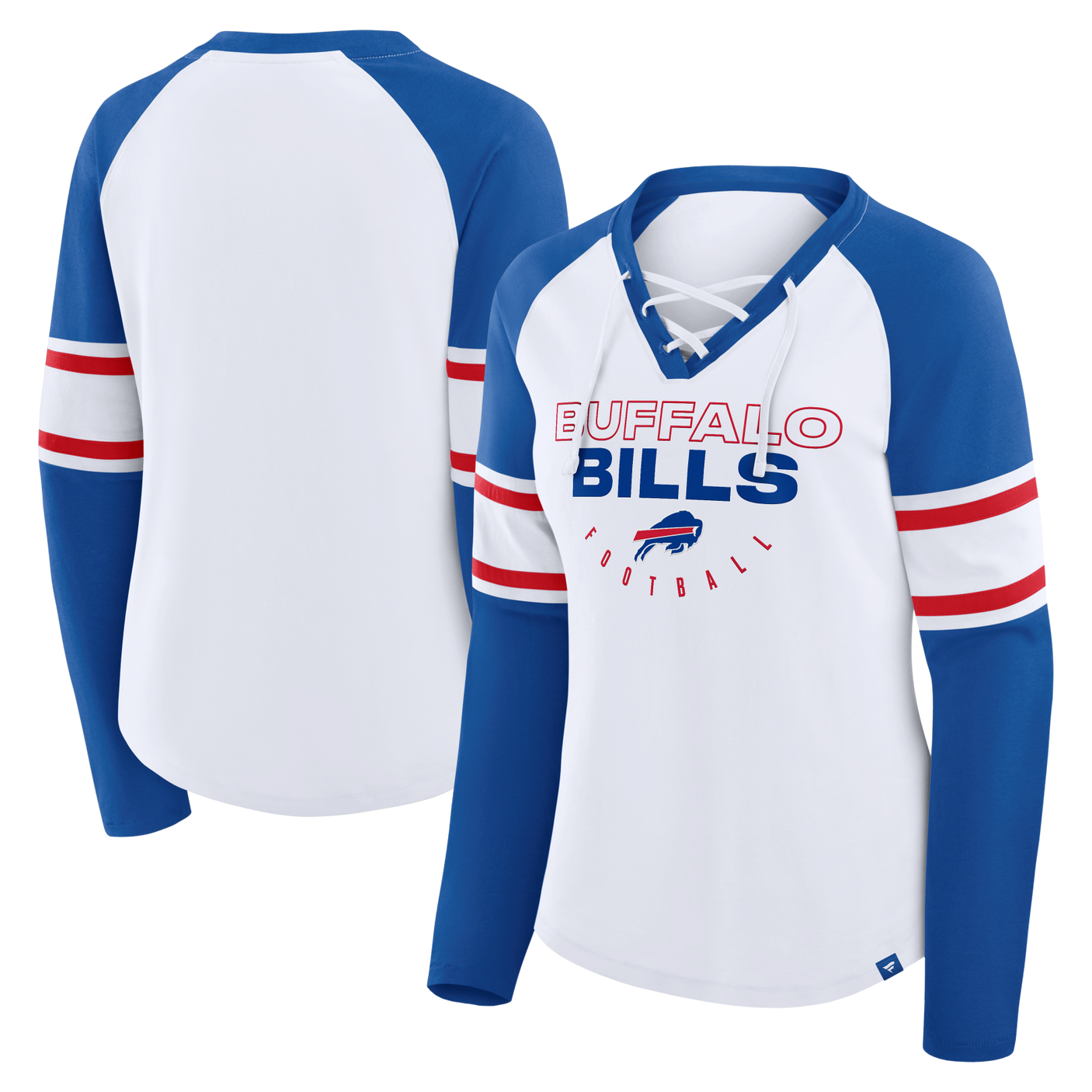 Bills 2025 Women's Fanatics Blitz Package Long Sleeve Fashion Top