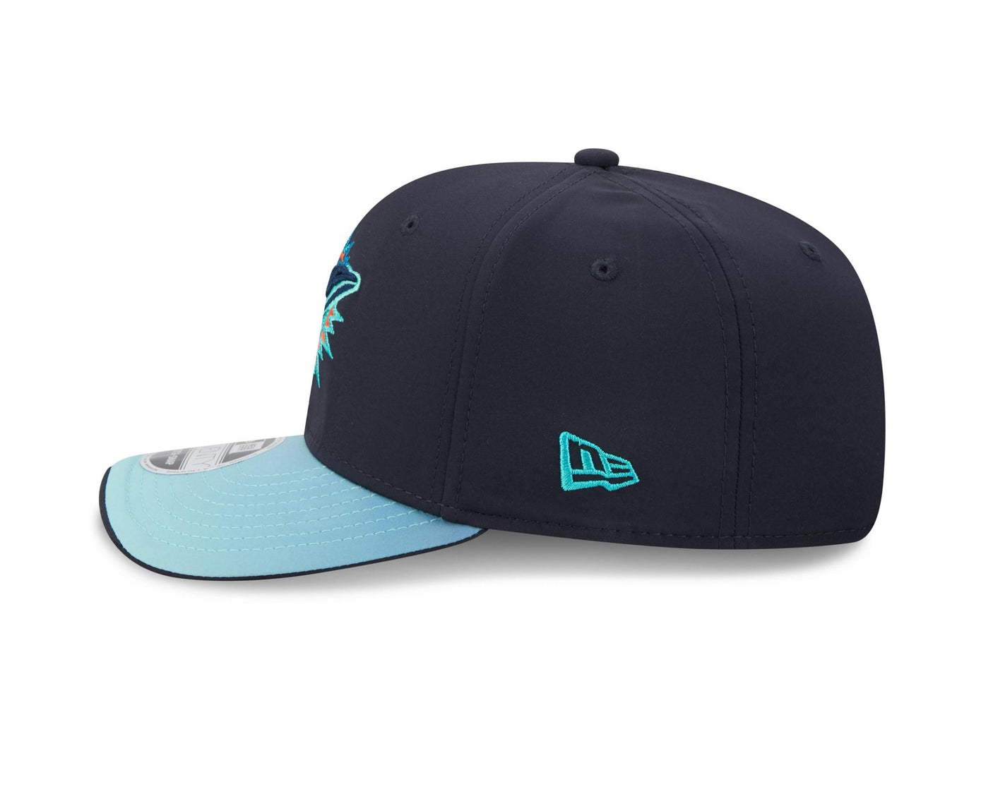 Dolphins 2026 New Era Men's 9SEVENTY Stretch Snap Rivalry Hat