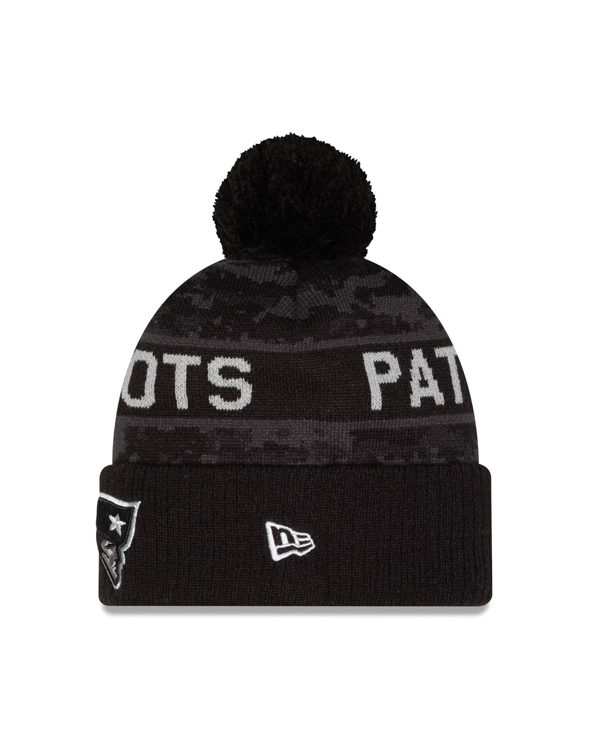 Patriots 2026 New Era Men's Salute to Service Knit Pro Football Hall of Fame