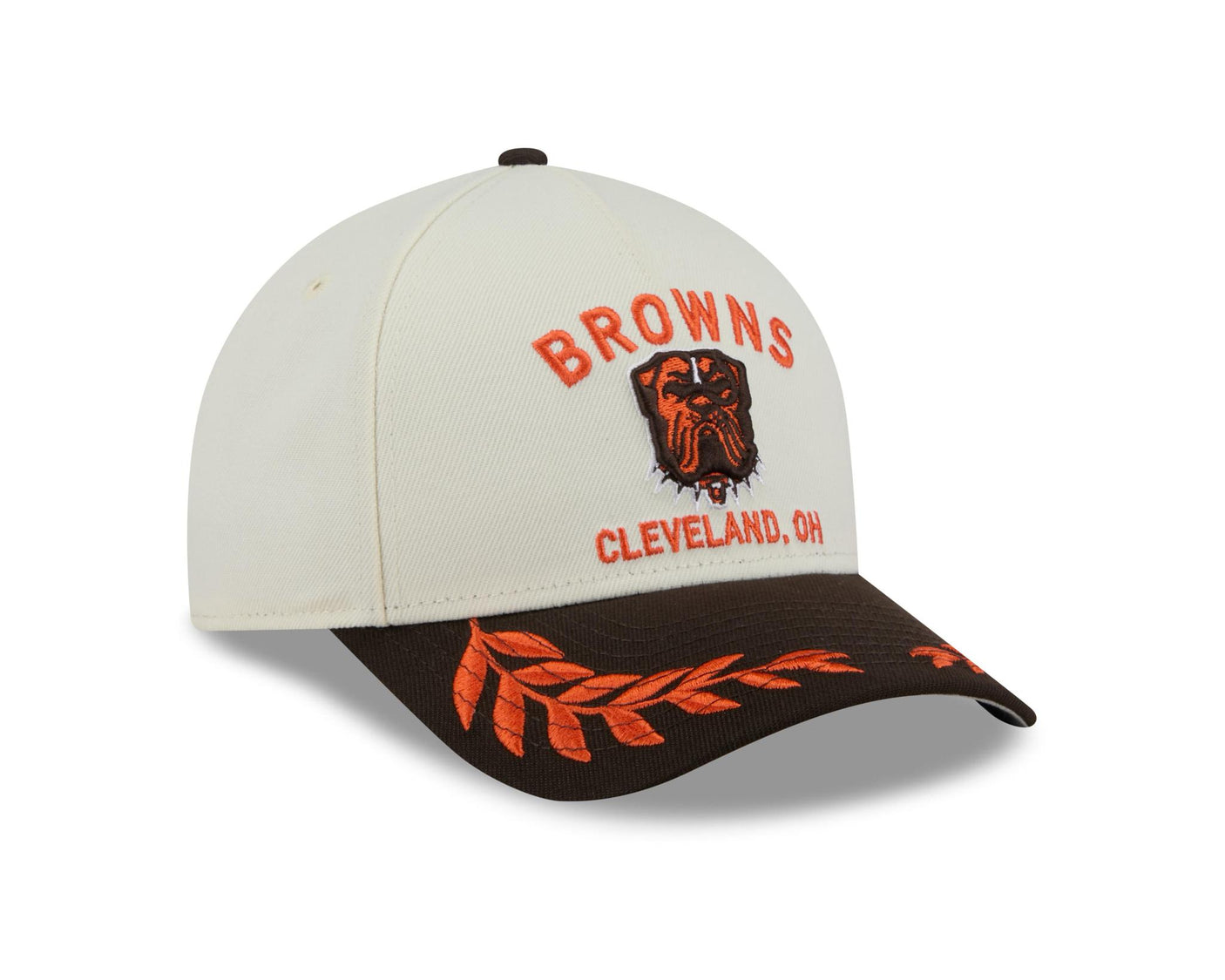 Browns 2025 New Era 9FORTY Stretch Snap Color Way Draft Hat