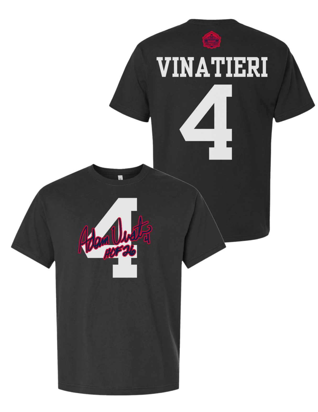 Adam Vinatieri Patriots Class of 2026 Elected Signature T-Shirt