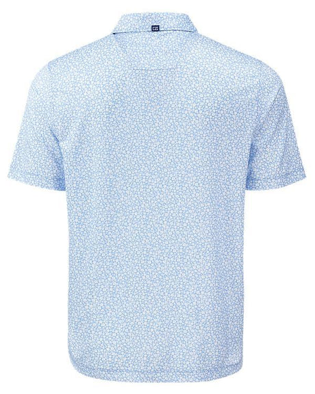 Hall of Fame Cutter & Buck Men's Atlas Eco Flora Print Recycled Polo