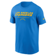 Chargers 2025 Nike Men's Sideline Team Issue T-Shirt