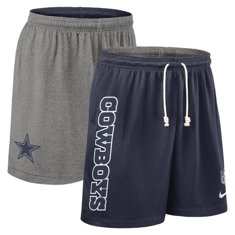 Cowboys 2025 Nike Dri-Fit Knit Reversible Shorts