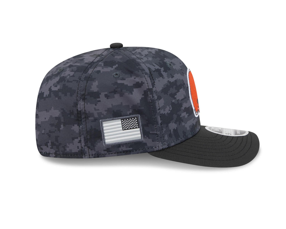 Browns 2026 New Era Men's 9SEVENTY Salute to Service Hat Pro Football Hall of Fame