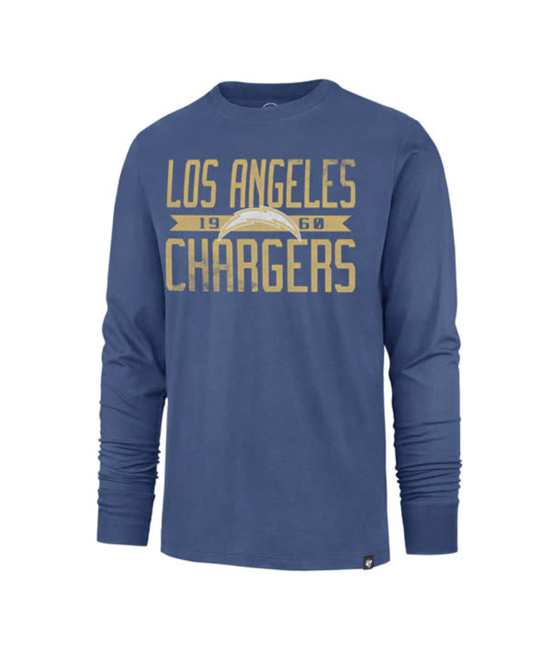 Chargers 2025 '47 Brand Men's Wide Out Franklin Long Sleeve T-Shirt