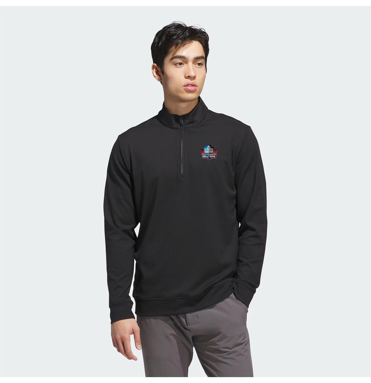 Hall of Fame 2026 Adidas Men's Black Ultimate365 Classic 1/4 Zip Pro Football Hall of Fame
