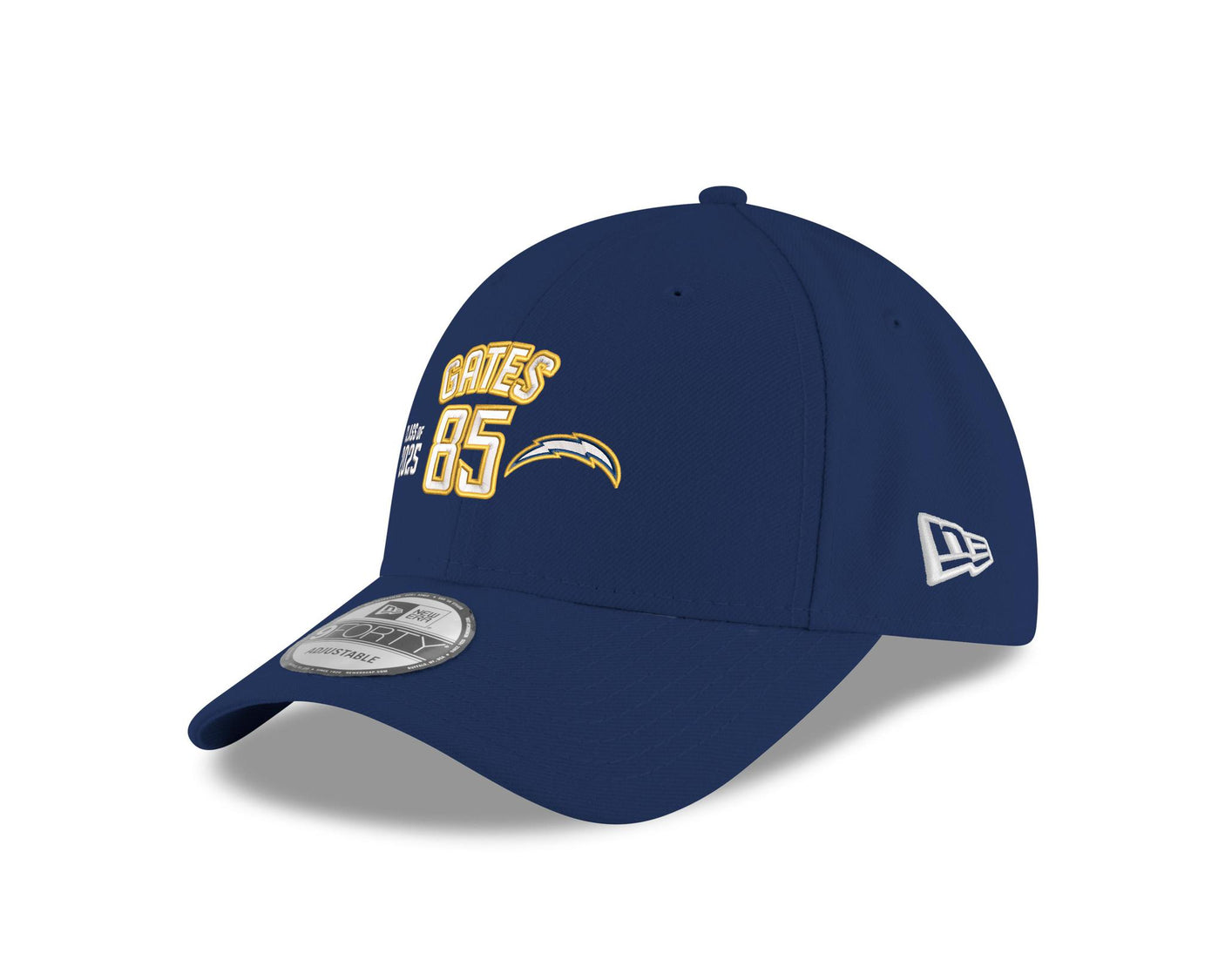 Antonio Gates Chargers Class of 2025 New Era 9FORTY Name and Number Hat