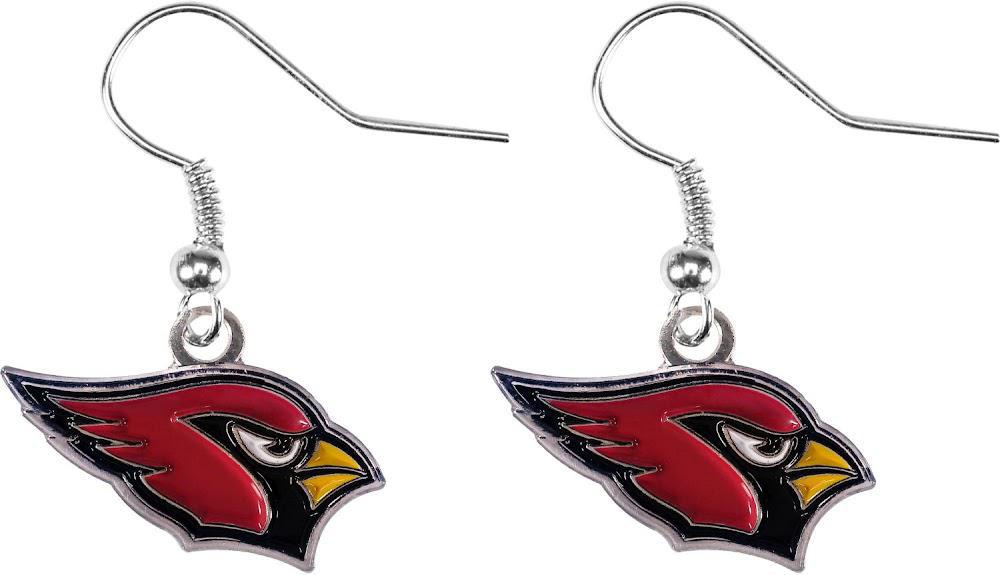 Cardinals Logo Dangler Earrings Pro Football Hall of Fame