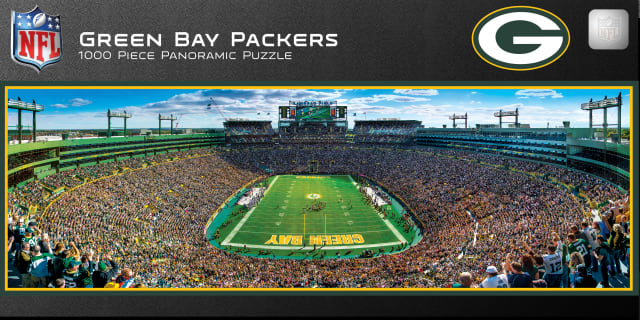 Packers 1000pc Panoramic Puzzle- Endzone