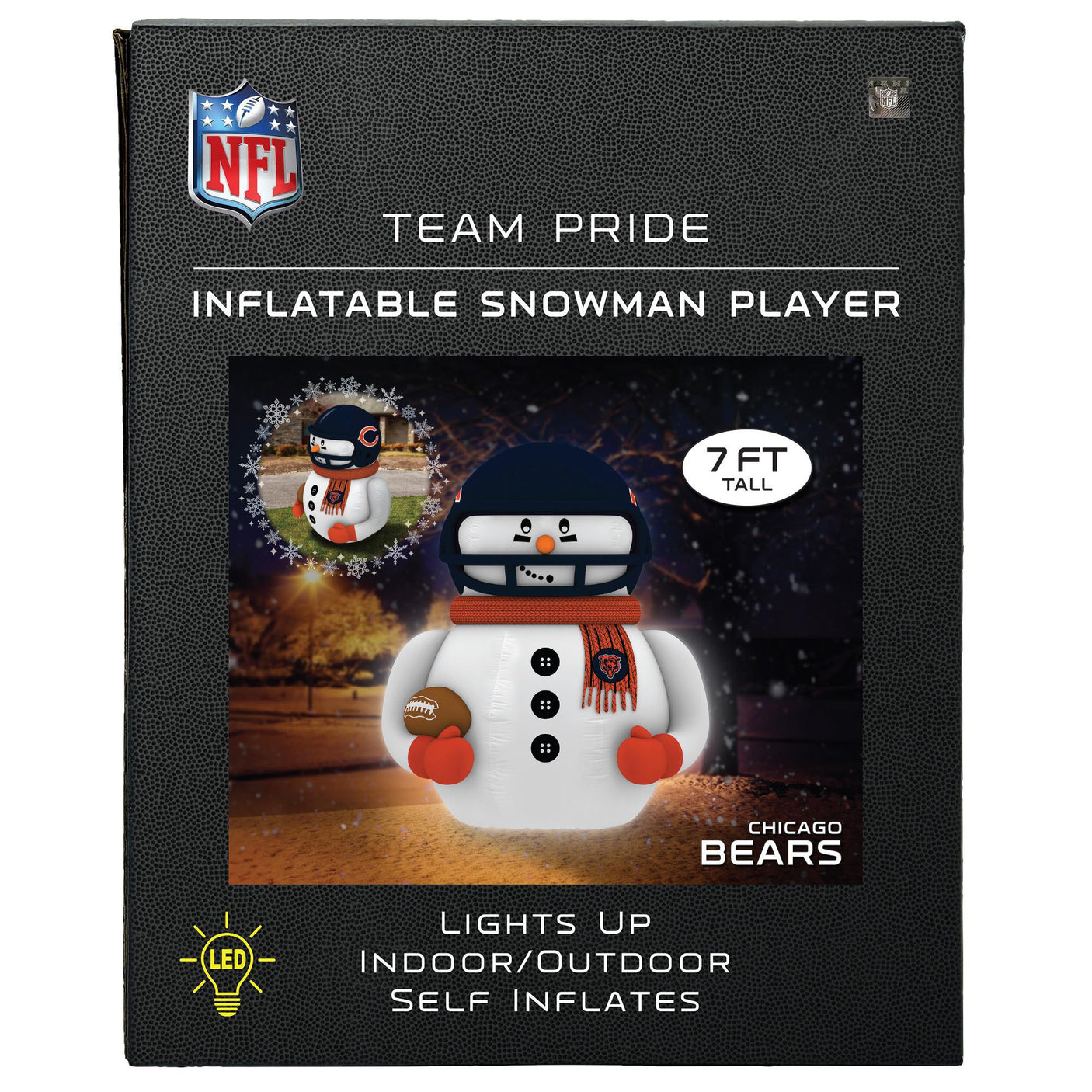 Bears Team Pride Inflatable Snowman Player