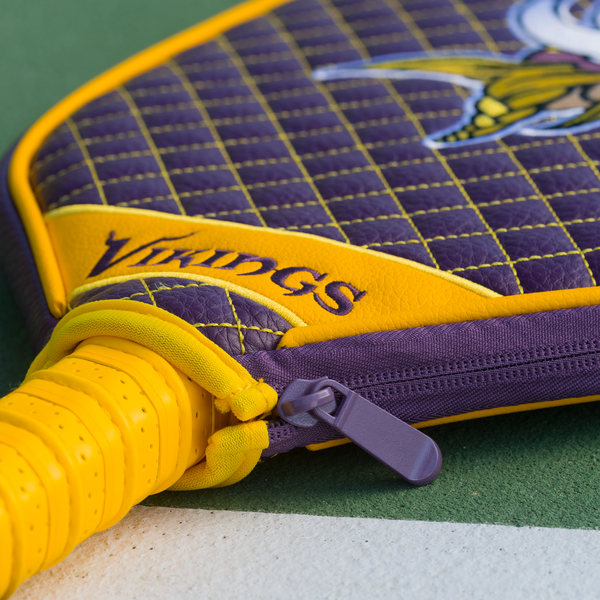 Vikings Quilted Pickleball Paddle Cover