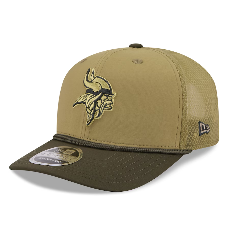 Vikings 2025 New Era Men's 9SEVENTY Salute to Service Hat