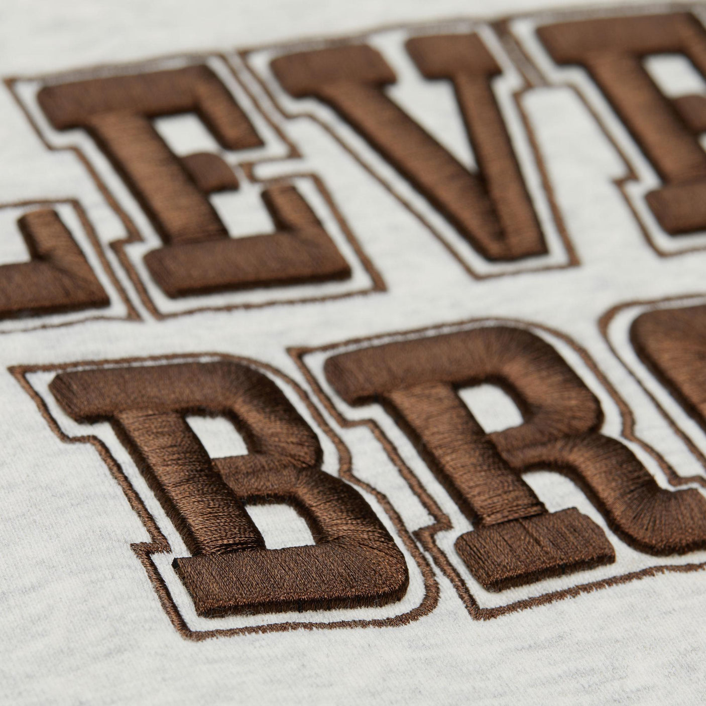 Browns 2025 Mitchell & Ness Men's NFL Off Season Fleece Hoodie Vintage Logo Sweatshirt