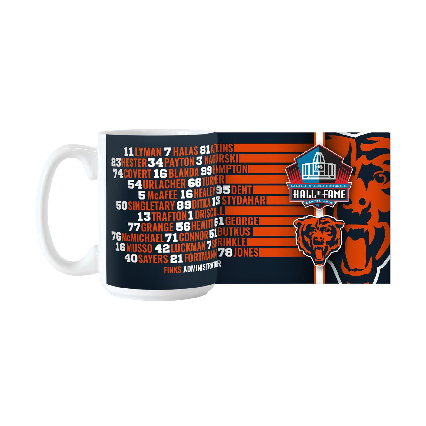 Bears 2024 Hall of Famers Mug