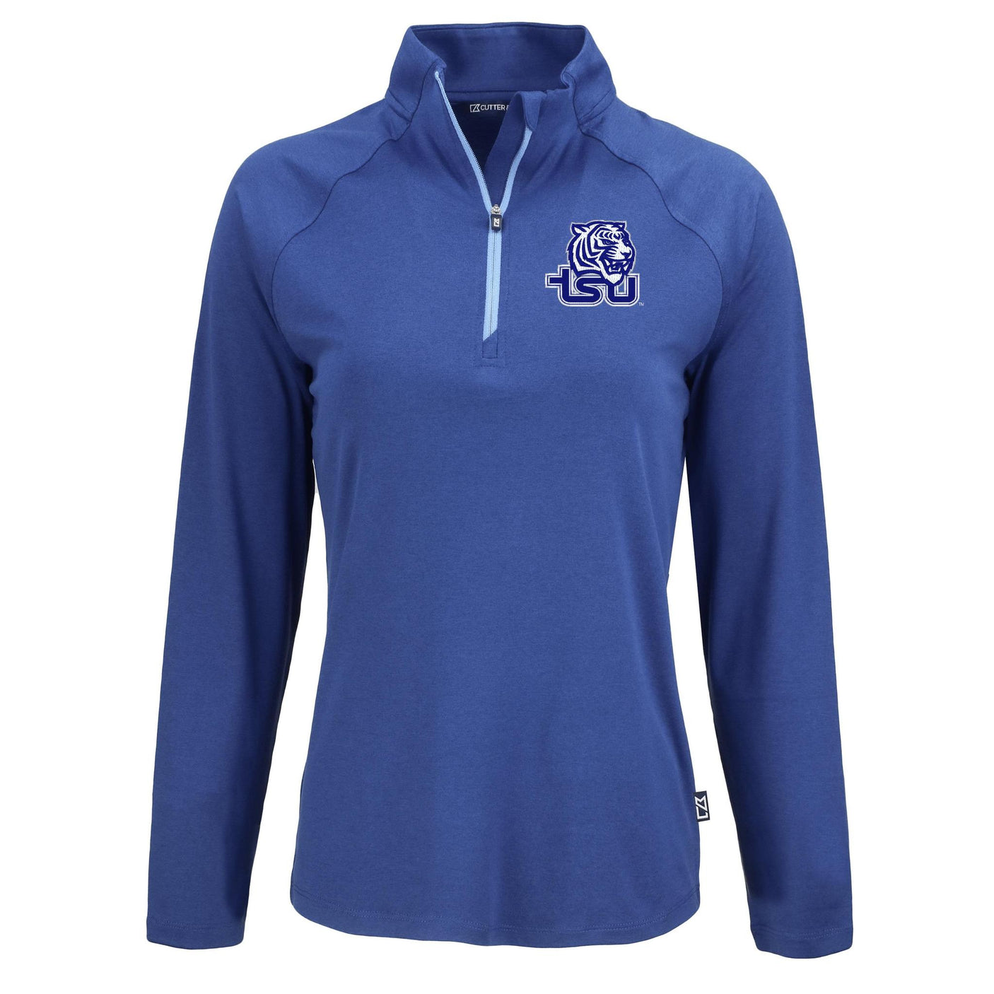 HBCU Team Cutter & Buck Women's Coastline Recycled Double Peached 1/4 Zip Pullover