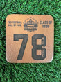 Anthony Muñoz Leather Player Coaster
