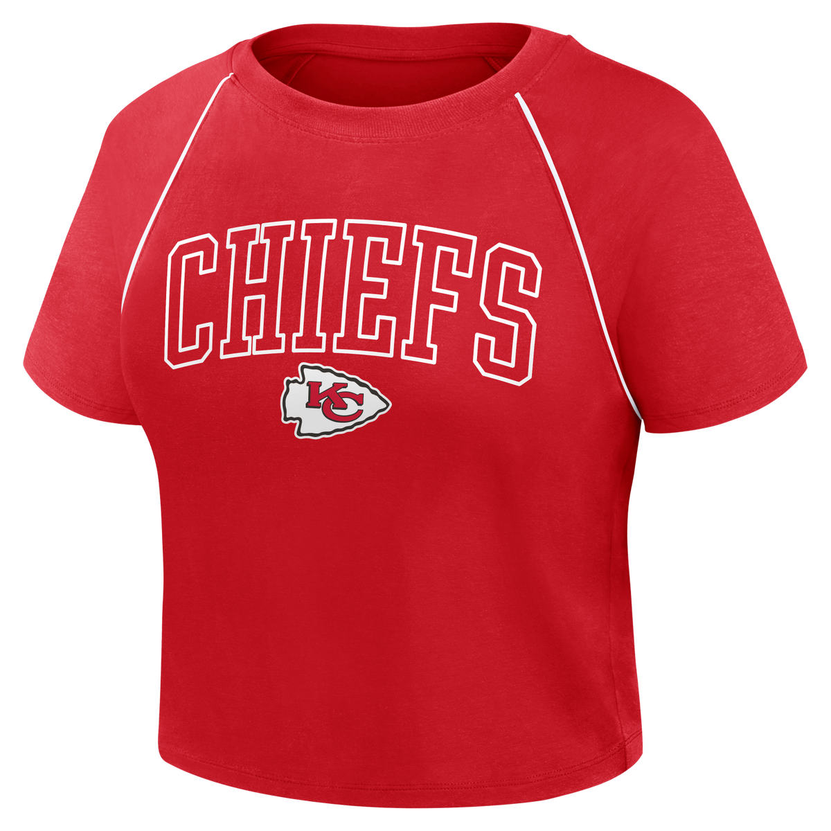Chiefs 2026 Fanatics Women's Cropped Short Sleeve Fashion Top Pro Football Hall of Fame