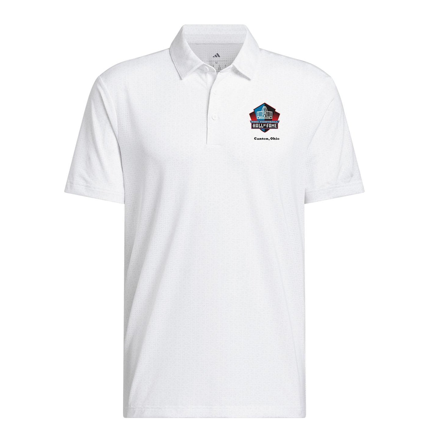 Hall of Fame 2026 Adidas Men's White/ Crystal Sky Ultimate365 Mesh Tango Print Polo