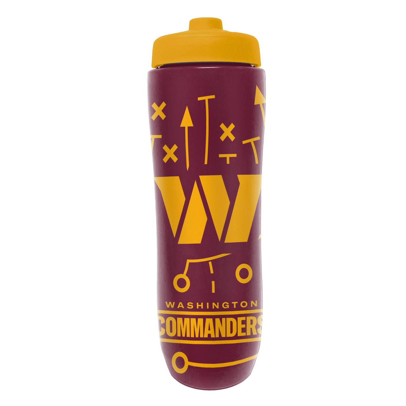 Commanders Squeezy Water Bottle
