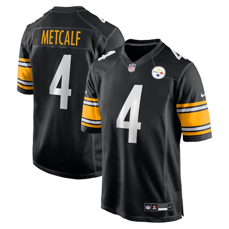 Steelers DK Metcalf Nike Men's Black Game Jersey