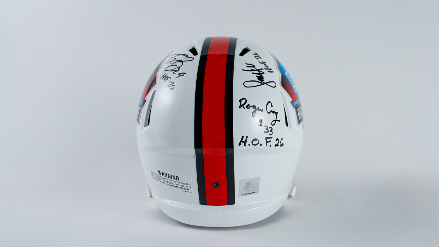 Class of 2026 Autographed Hall of Fame White Speed Replica Helmet