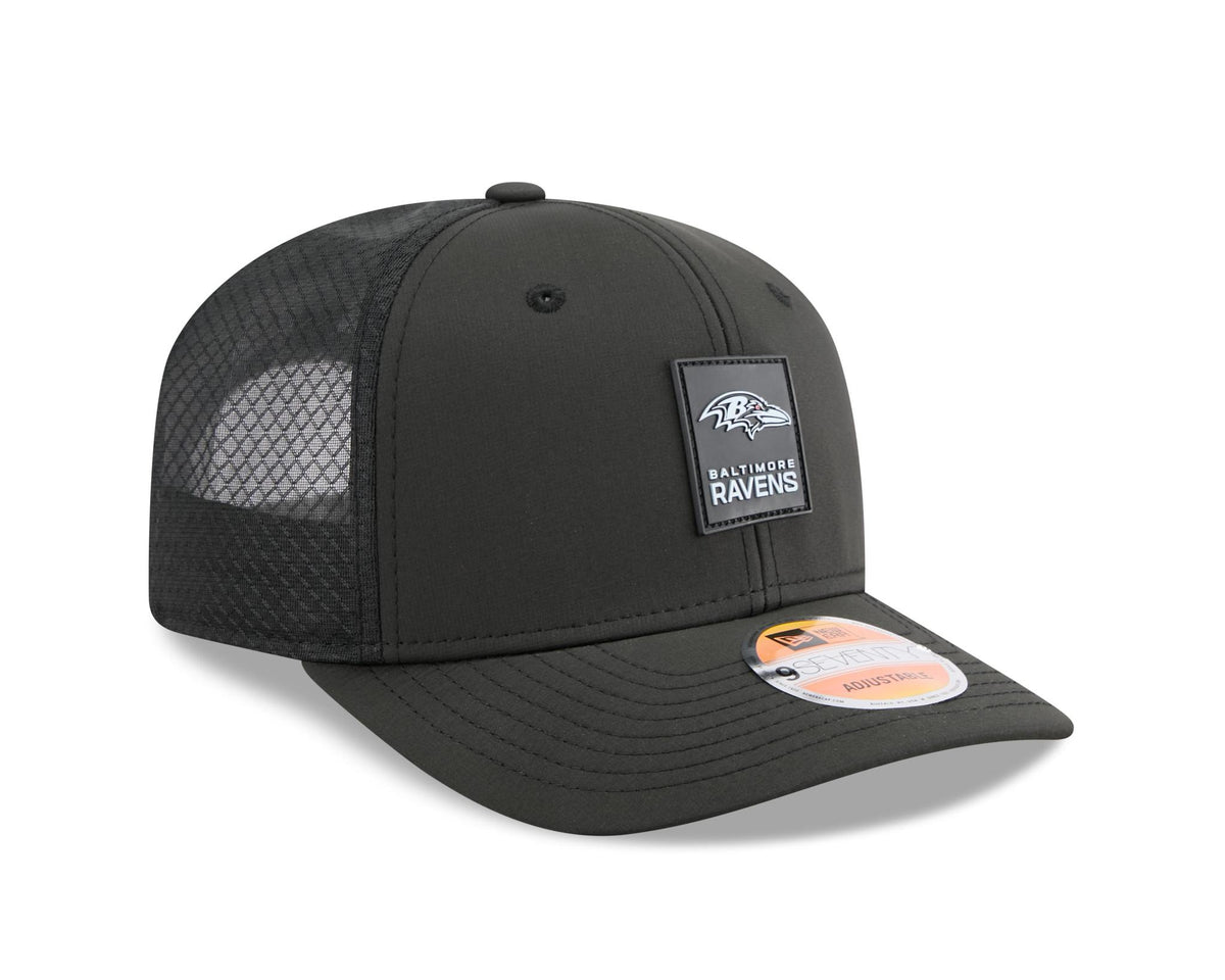 Ravens 2025 New Era Men's 9SEVENTY Sideline Hat Pro Football Hall of Fame