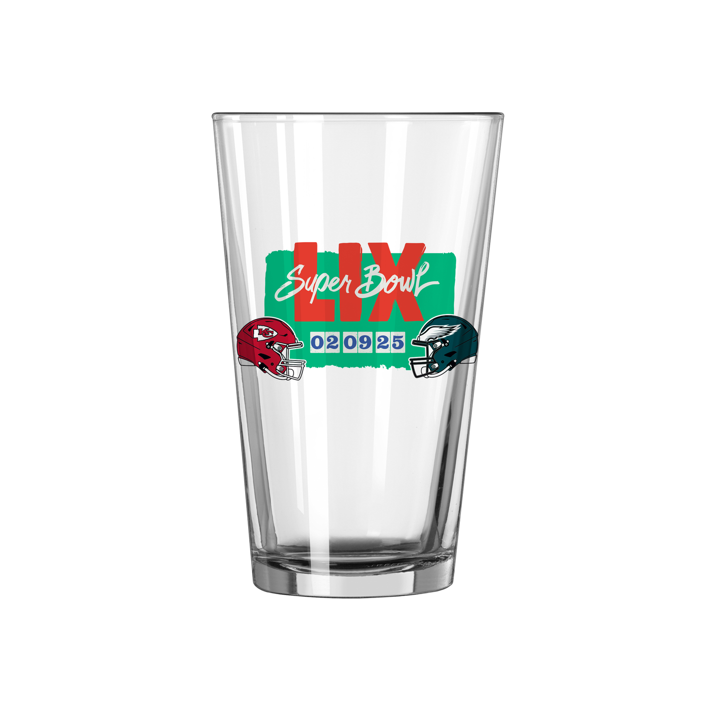 Super Bowl LIX (59) Dueling Pint Glass