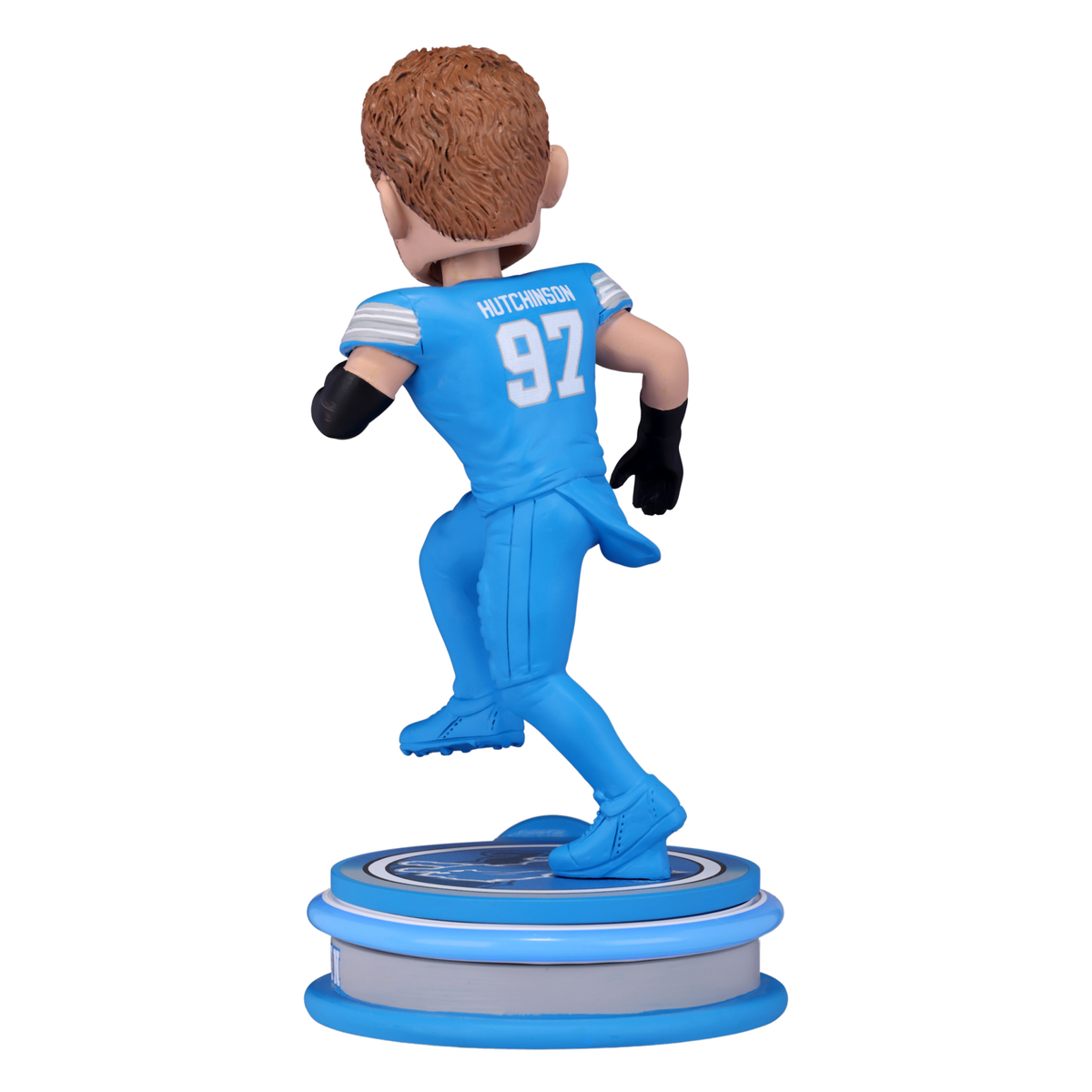 Lions Aidan Hutchinson 8 Inch Neon Bobblehead Pro Football Hall of Fame