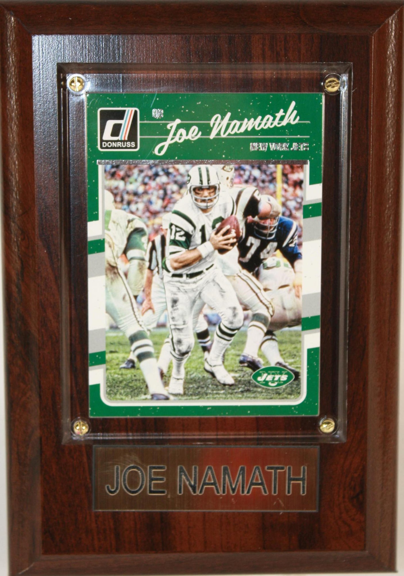 Joe Namath 4x6 Plaque