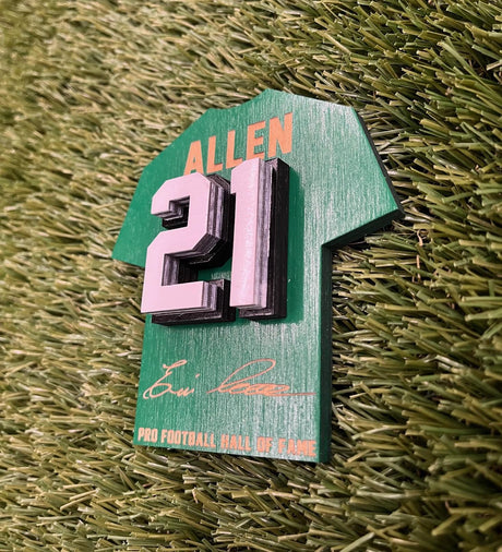 Eric Allen Wood Jersey Jumbo Magnet