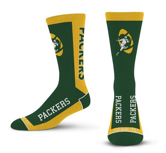 Packers Men's Classic MVP Throwback Socks