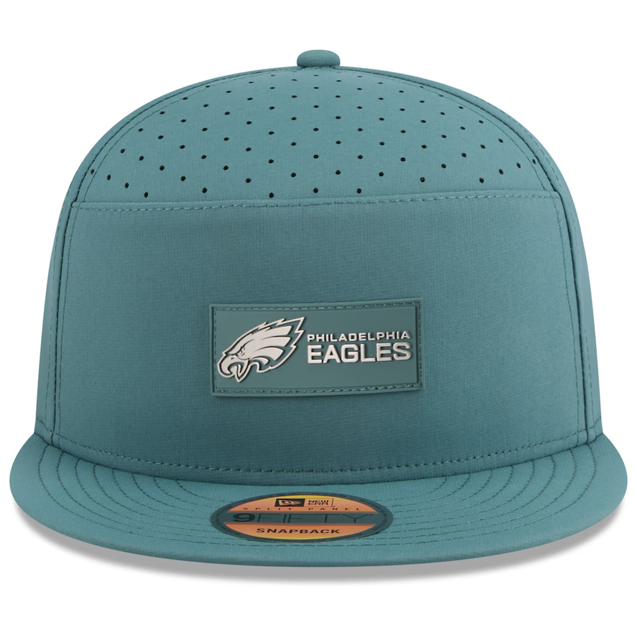 Eagles 2025 New Era Men's 9FIFTY Sideline Hat Pro Football Hall of Fame