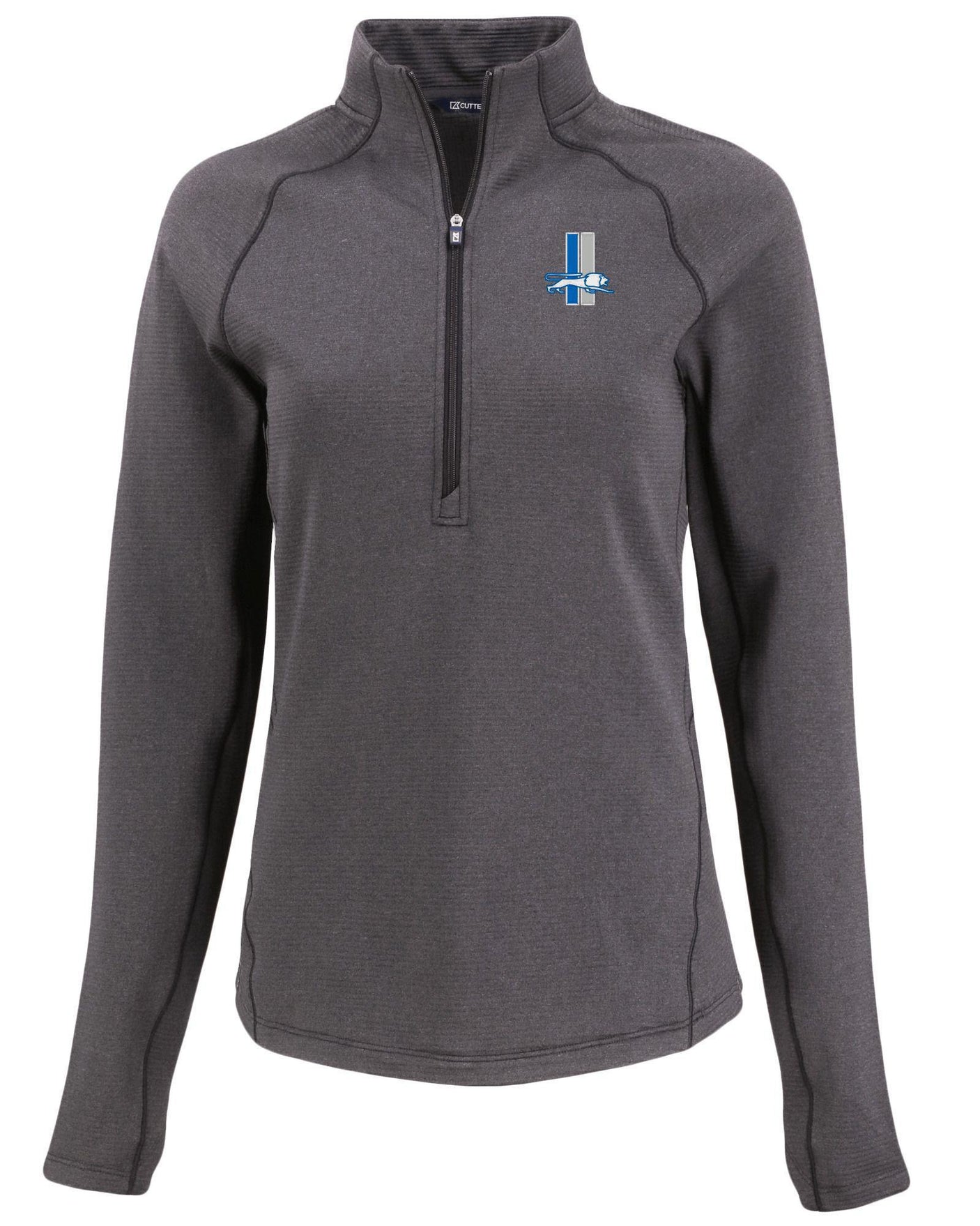 Lions Cutter and Buck Women's Peshastin Eco Fleece Half Zip Pullover