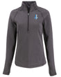 Lions Cutter and Buck Women's Peshastin Eco Fleece Half Zip Pullover