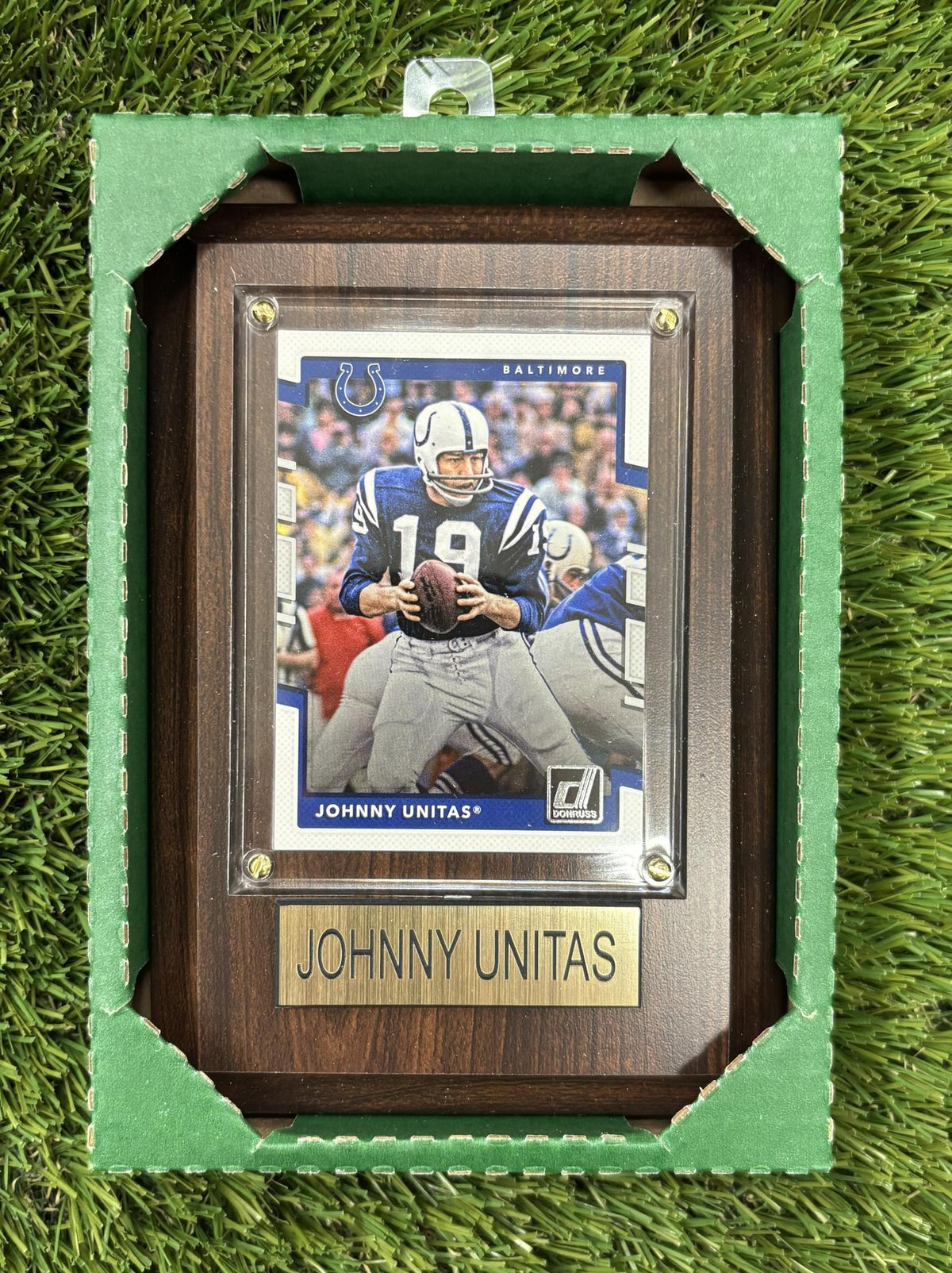 Johnny Unitas 4x6 Plaque Pro Football Hall of Fame