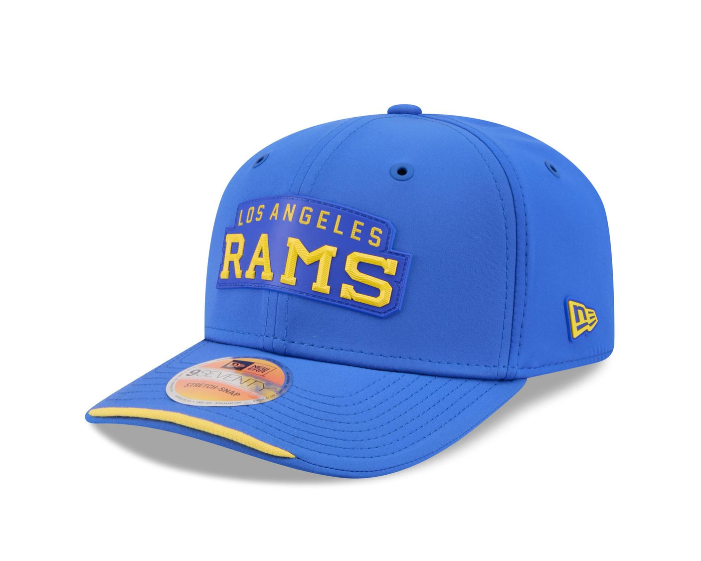 Rams 2026 New Era Men's 9SEVENTY Stretch Snap Sideline Hat