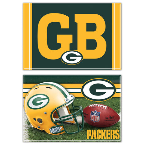 Packers 2-Pack Rectangle Magnets