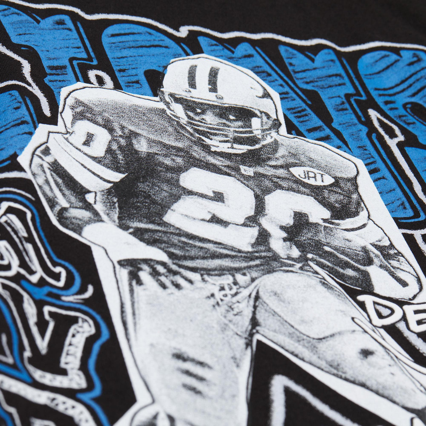 Lions Barry Sanders Mitchell & Ness Men's Chalked Up T-Shirt