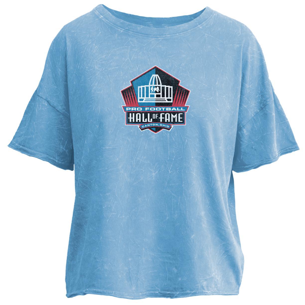 Hall of Fame 2025 Camp David Women's Blue Kismet Crinkle T-Shirt