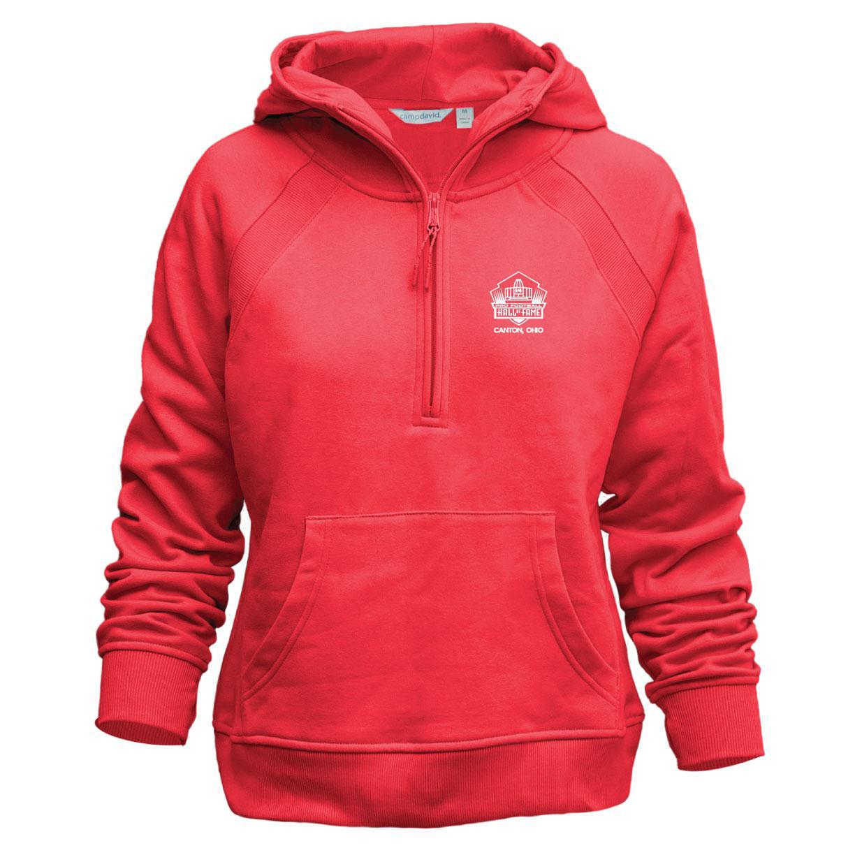 Hall of Fame 2025 Camp David Women's Poppy 1/4 Zip Hood